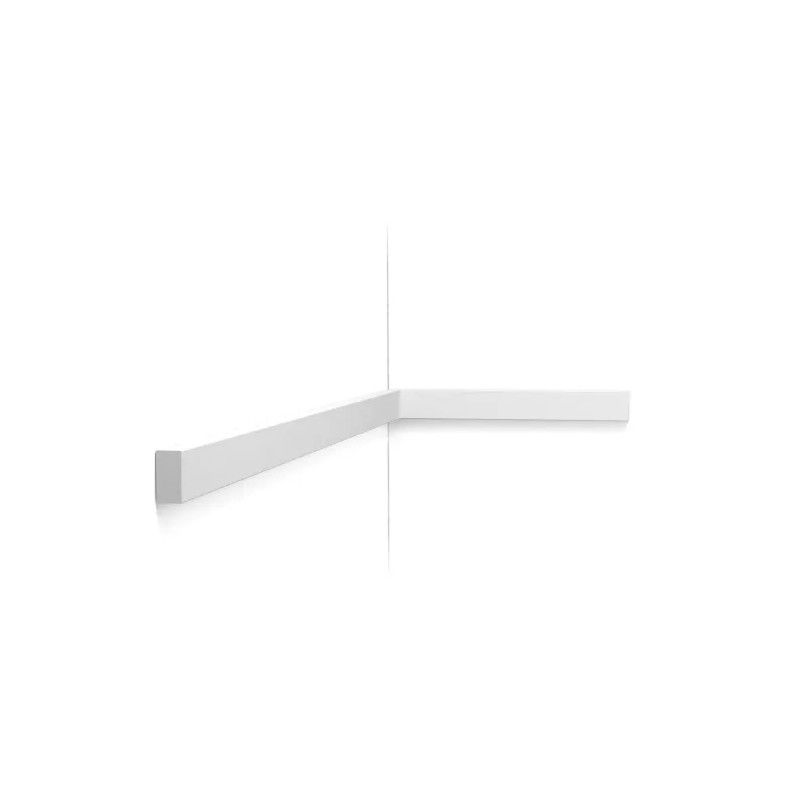 SX194 ORAC Battiscopa Duropolymer L200 x H2 x L1 cm ORAC DECOR 4 - Cornice per Quadri