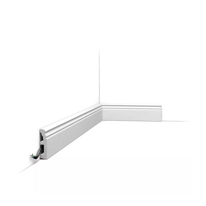 SX195 ORAC Battiscopa Duropolymer L200 x H8 x L1,9 cm ORAC DECOR 1 - Cornice Quadro