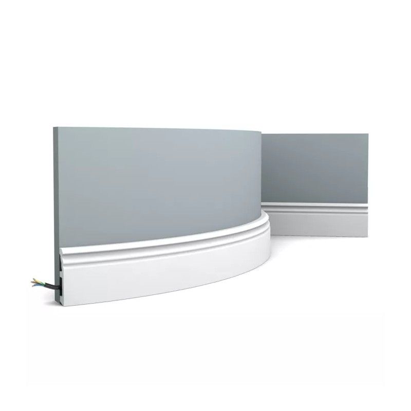 SX195F ORAC Flexible baseboard Flex L200 x H8 x L1.9 cm ORAC DECOR 3 - Cimaise Tableau 