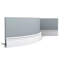 SX195F ORAC Battiscopa flessibile Flex L200 x H8 x L1,9 cm ORAC DECOR 3 - Cornice per quadri