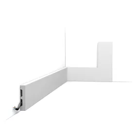 SX157-RAL9003 ORAC Plinth RAL9003 Duropolymer L200 x H6.6 x L1.3 cm ORAC DECOR 1 - Cimaise Tableau