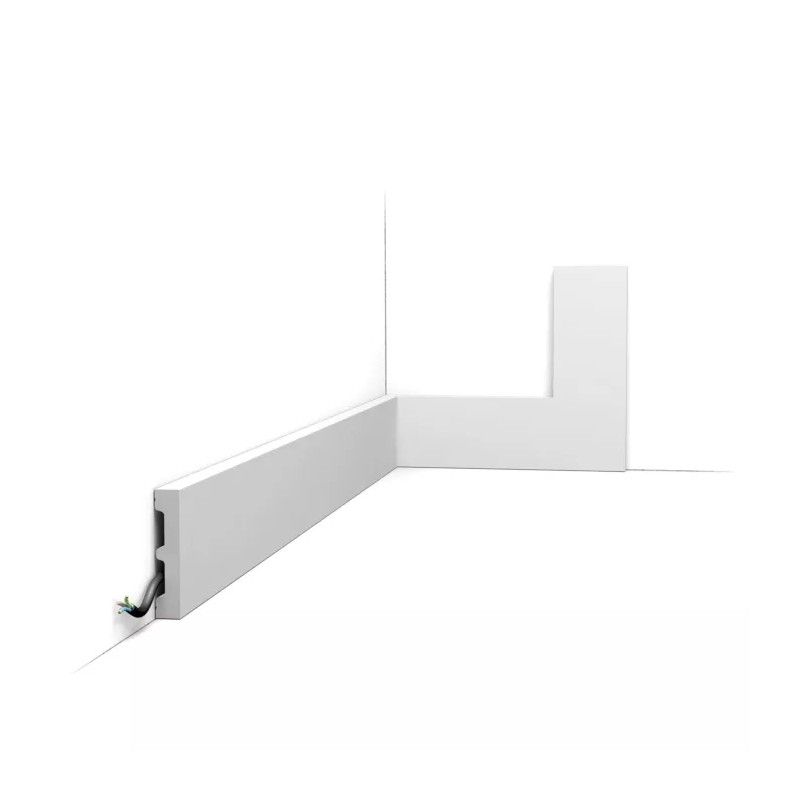 SX157-RAL9003 ORAC Plinth RAL9003 Duropolymer L200 x H6.6 x L1.3 cm ORAC DECOR 1 - Cimaise Tableau 