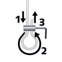 Loop Maker: creazione di un gancio con il cavo in nylon ARTI TEQ 2 - Cornice per quadri