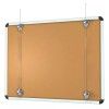 Whiteboard set : Set accrochage panneau blanc ARTI TEQ 1 - Cimaise Tableau 
