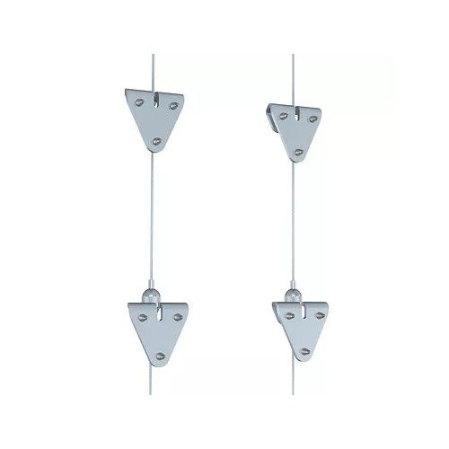 Set lavagna: Set di fissaggio pannello bianco ARTI TEQ 2 - Cimice Tavolo