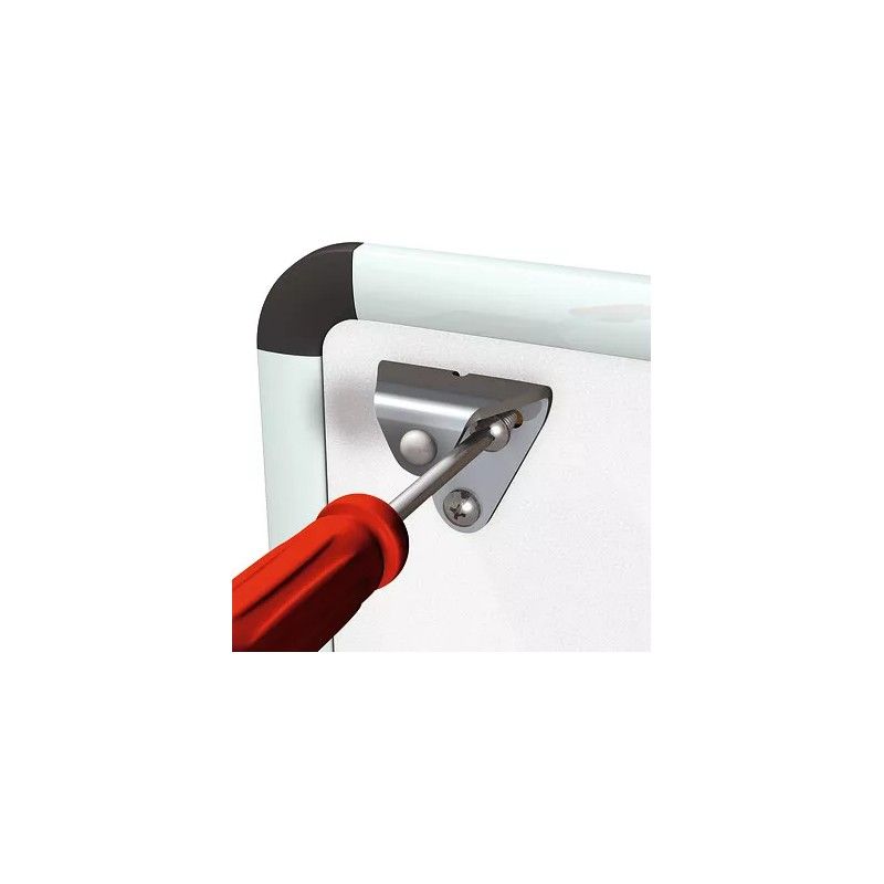 Set accrochage panneau blanc ARTI TEQ 9 - Cimaise Tableau 