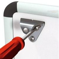 Set accrochage panneau blanc ARTI TEQ 9 - Cimaise Tableau 