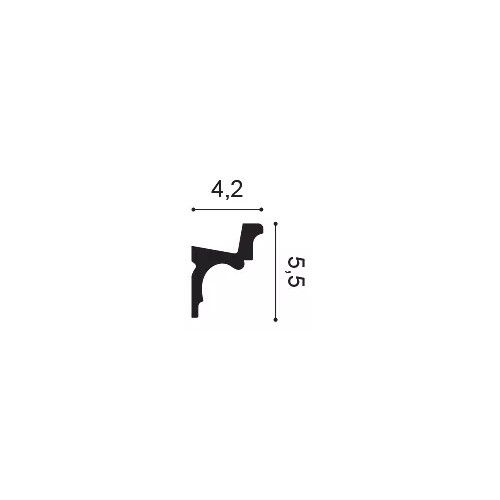 C323 ORAC Corniche Purotouch L200 x H5,5 x L4,2 cm ORAC DECOR 3 - Cimaise Tableau