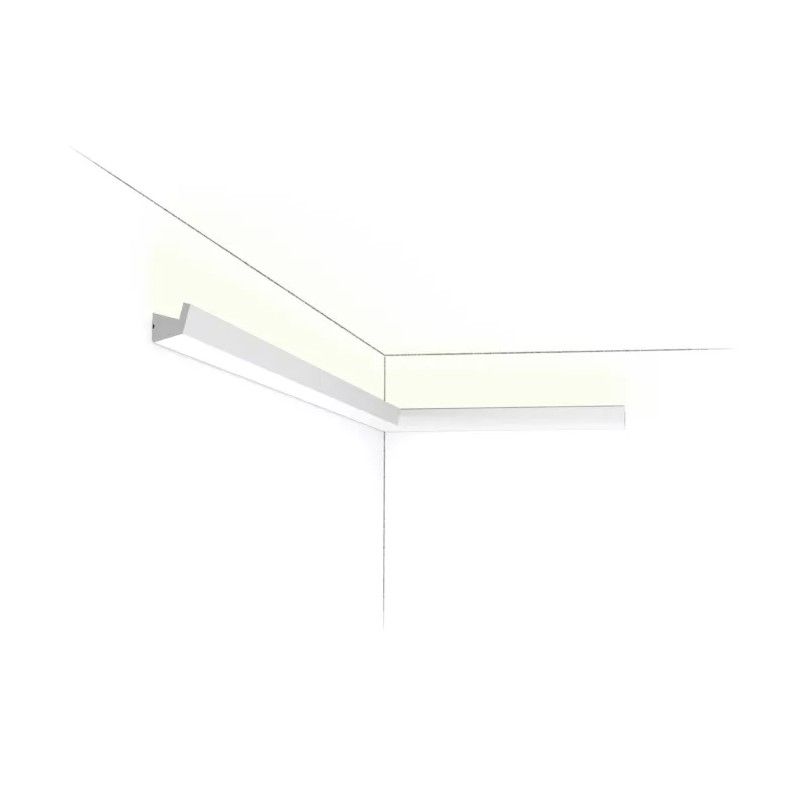 CX189 Illuminazione indiretta Durofoam L200 x H2,7 x L2,7 cm ORAC DECOR 1 - Cimaise Tableau 