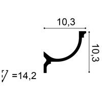 C902F ORAC conector flexible Flexible L200 x H10.3 x L10,3 cm ORAC DECOR 4 - Cimaise Tableau 