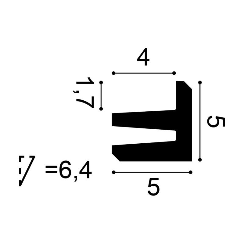 C380 ORAC Illuminazione indiretta Purotouch L200 x H5 x L5 cm ORAC DECOR 3 - Cimaise Tableau 