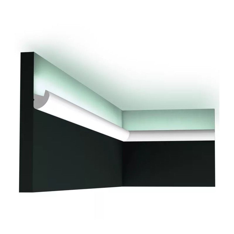 CX188 Indirect lighting Durofoam L200 x H3,4 x L3 cm ORAC DECOR 4 - Cimaise Tableau 