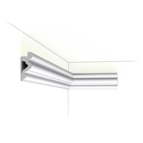 C324 ORAC Cornice Purotouch L200 x H8,3 x L3,4 cm ORAC DECOR 1 - Cimasa per Quadro