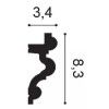 C324 ORAC Corniche Purotouch L200 x H8,3 x L3,4 cm ORAC DECOR 3 - Cimaise Tableau 
