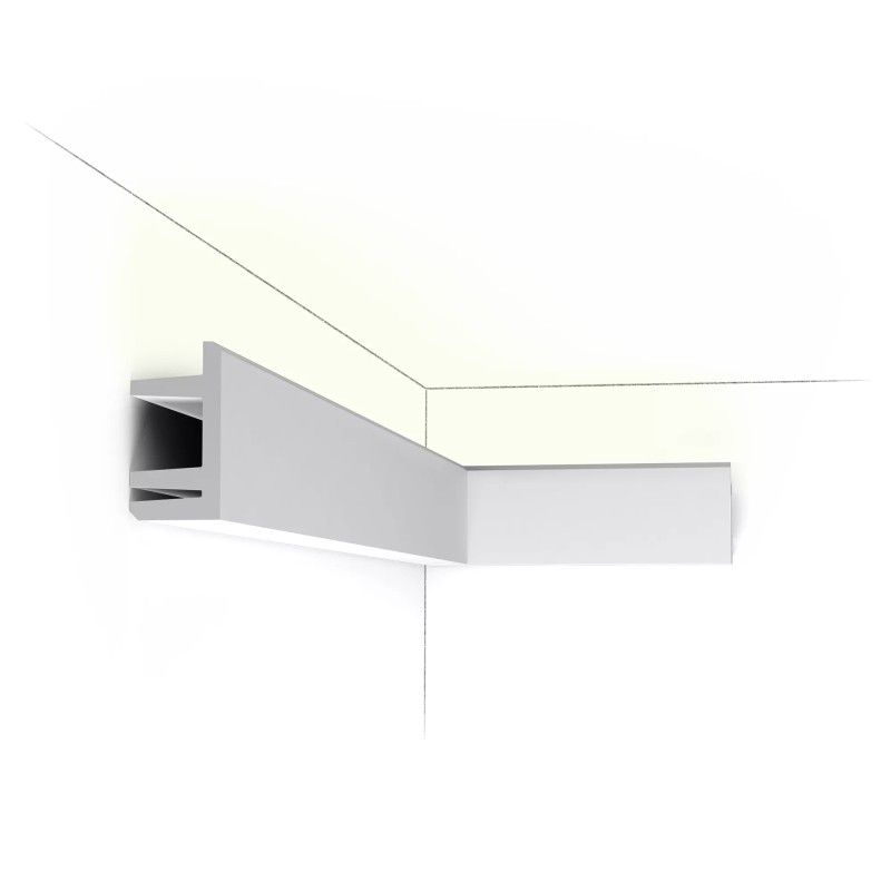 C381 ORAC Illuminazione indiretta Purotouch L200 x H9,5 x L5 cm ORAC DECOR 1 - Cimasa per Quadri
