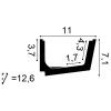 C357 ORAC Indirect lighting Purotouch L200 x H7.1 x L11 cm ORAC DECOR 3 - Cimaise Tableau 