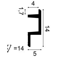 C383 ORAC Illuminazione indiretta in Purotouch L200 x H14 x L5 cm ORAC DECOR 3 - Cimasa per quadri