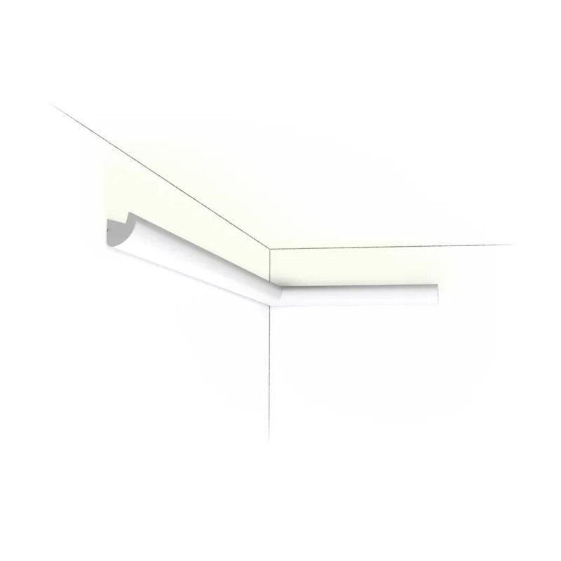 CX188F ORAC Flexibles Durofoum-Gesims L200 x H3,4 x B3 cm ORAC DECOR 1 - Cimaise Tableau