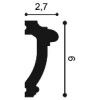 PX113 ORAC Cornice Duropolymer L200 x H6 x L2,7 cm ORAC DECOR 3 - Cimaise Tableau 