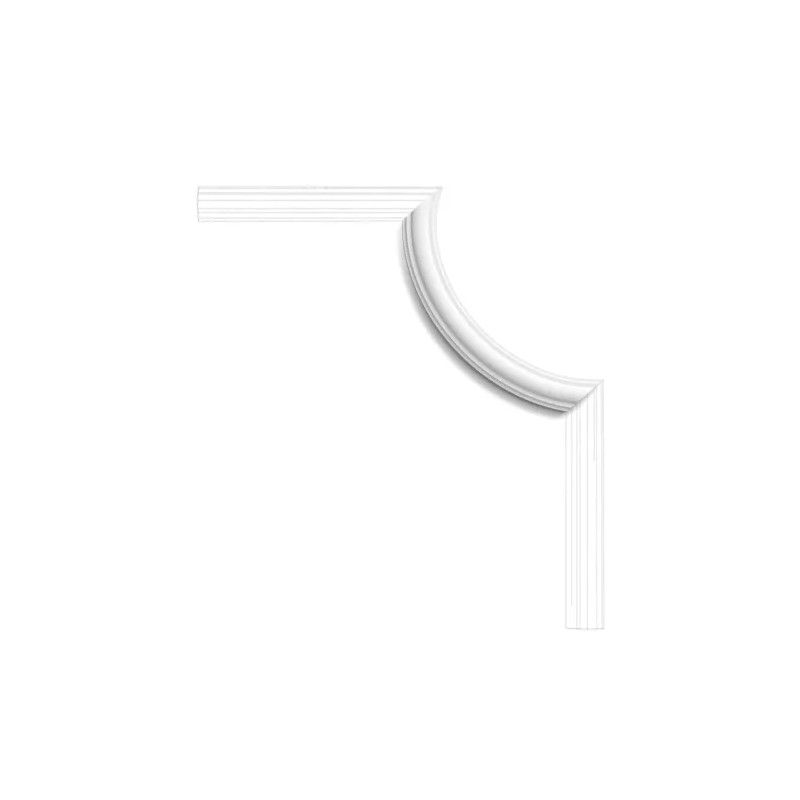 PX103A ORAC Corner for PX103 Duropolymer L19 x H1,2 x L3,5 cm ORAC DECOR 1 - Cimaise Tableau