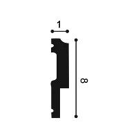 P9900 ORAC Durofoam Bilderleiste L200 x H8 x B1 cm ORAC DECOR 3 - Cimaise Tableau 