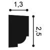 P9050 ORAC Gola Durofoam L200 x H2,5 x L1,3 cm ORAC DECOR 3 - Cimaise Tableau 