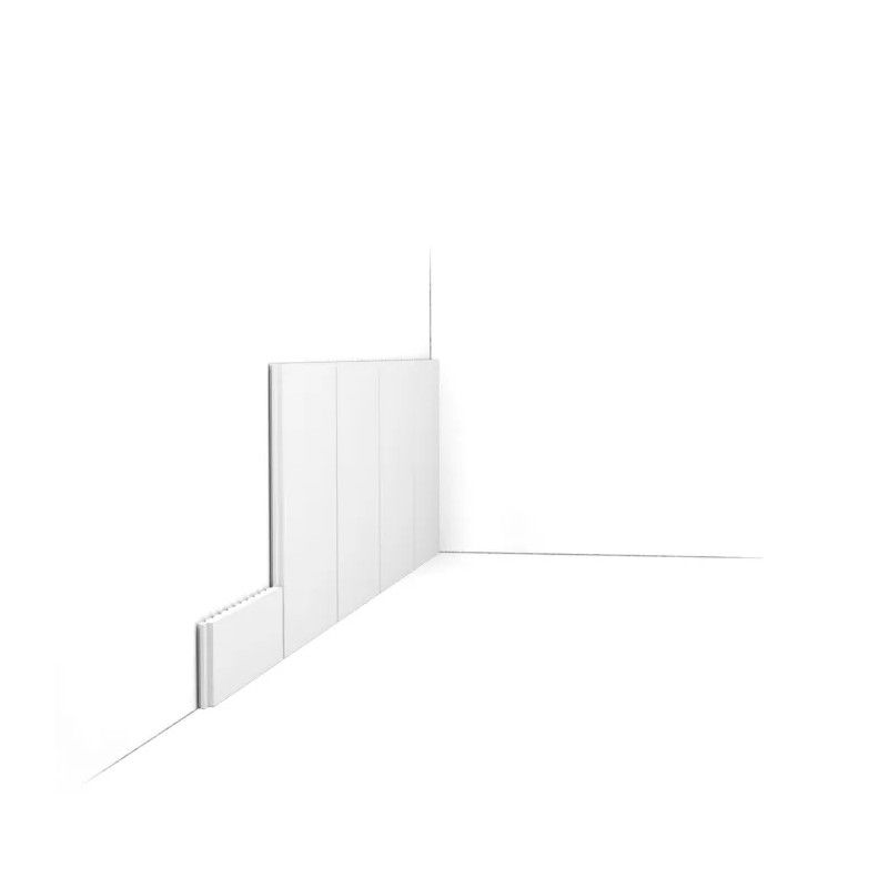 PX147 ORAC Battiscopa Duropolymer L200 x H0,9 x L16,91 cm ORAC DECOR 1 - Cimasa per Quadri