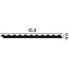 PX147 ORAC Cornice in Duropolymer L200 x H0,9 x L16,91 cm ORAC DECOR 3 - Cimaise Tableau 