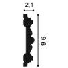 P9020 ORAC Cornice Durofoam L200 x H9,6 x P2,1 cm ORAC DECOR 3 - Cimaise Tableau 