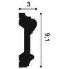 P9010F ORAC Escala flexible Durofoam L200 x H9.1 x L3 cm ORAC DECOR 3 - Cimaise Tableau 