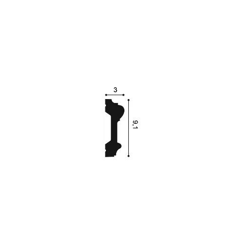 P9010F ORAC Durofoam flexible Bilderleiste L200 x H9,1 x B3 cm ORAC DECOR 3 - Cimaise Tableau