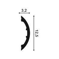 P3070 ORAC Cimaise Durofoam L200 x H12.5 x L3.2 cm ORAC DECOR 3 - Cimaise Tableau 
