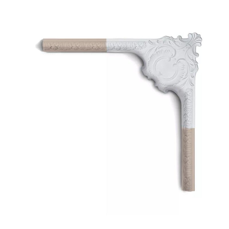 Coin ORAC P3020A pour Durofoam P3020, dimensions 42,5 x 4 x 42,5 cm. ORAC DECOR 4 - Cimaise Tableau 