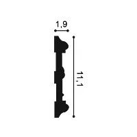 P7020 ORAC Durofoam Bilderleiste L200 x H11,1 x B1,9 cm ORAC DECOR 3 - Cimaise Tableau
