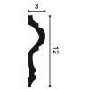 P8050F ORAC Flexible Climb Durofoam L200 x H12 x L3 cm ORAC DECOR 3 - Cimaise Tableau 