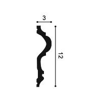 P8050F ORAC Cimaise flexible Durofoam L200 x H12 x L3 cm ORAC DECOR 3 - Cimaise Tableau