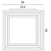 W121 ORAC Panneau mural 3D Purotouch L50 x H50 x L3,2 cm ORAC DECOR 3 - Cimaise Tableau 