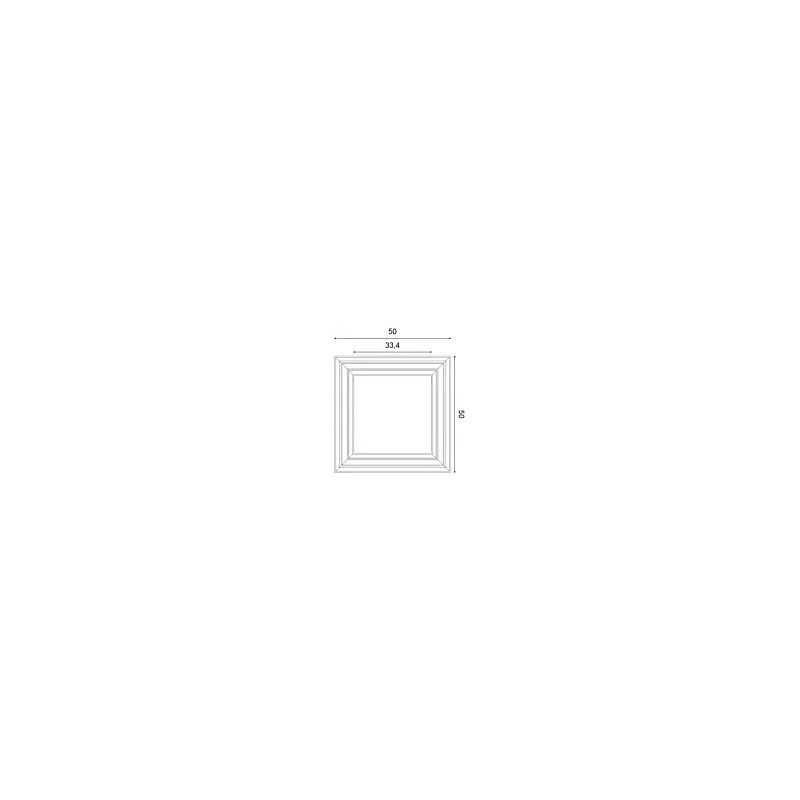 W121 ORAC Panneau mural 3D Purotouch L50 x H50 x L3,2 cm ORAC DECOR 3 - Cimaise Tableau 