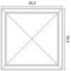 Panel de pared 3D Purotouch ORAC W123 L33,3 x H33,3 x W3,5 cm ORAC DECOR 3 - Cimaise Tableau 