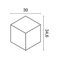 W105 ORAC 3D wall panel Purotouch L30 x H34,6 x L3 cm ORAC DECOR 3 - Cimaise Tableau 