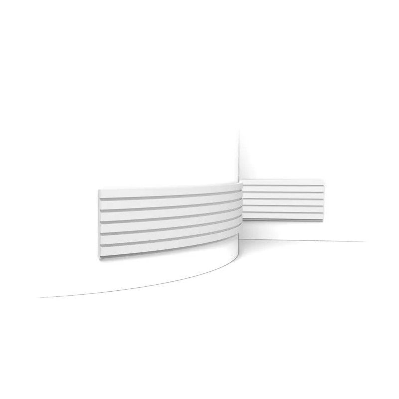 W111F ORAC Wall Panel FLEX 3D Flex L200 x H25 x L2 cm ORAC DECOR 1 - Cimaise Tableau 