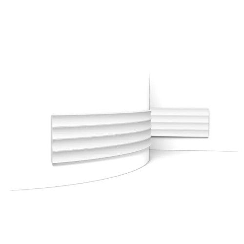 W114F ORAC Wall Panel FLEX 3D Flex L200 x H25 x L1.5 cm ORAC DECOR 1 - Cimaise Tableau