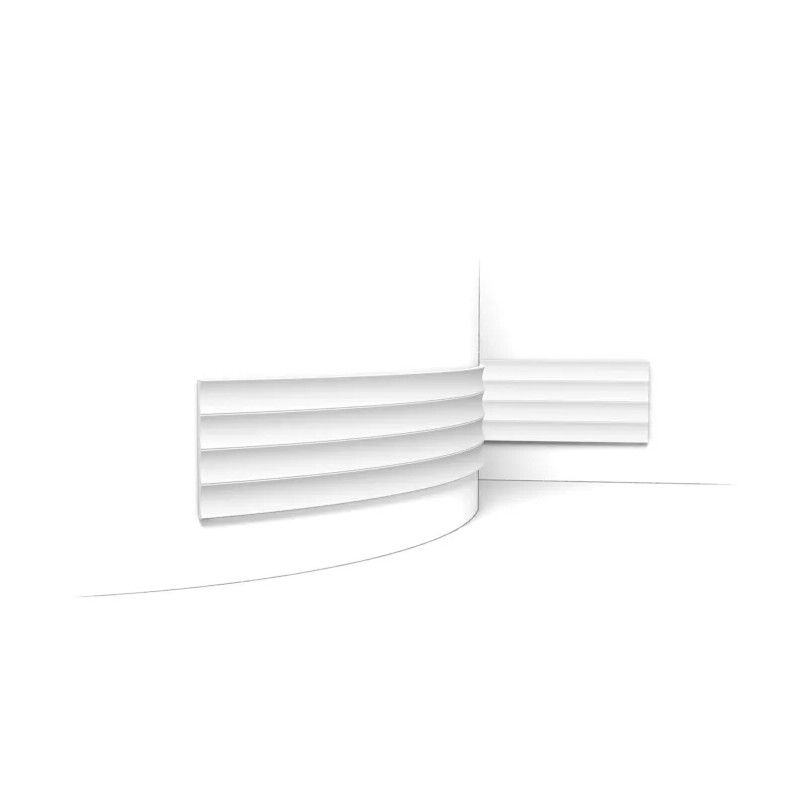 W114F ORAC Wandverkleidung FLEX 3D Flex L200 x H25 x L1,5 cm ORAC DECOR 1 - Cimaise Tableau 