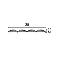 W113 ORAC panel de pared 3D Purotouch L200 x H25 x L2,2 cm ORAC DECOR 3 - Cimaise Tableau