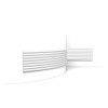 W110F Panel de pared FLEX 3D Flex L200 x H25 x L1.6 cm ORAC DECOR 1 - Cimaise Tableau 