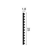 W108F Panel de pared FLEX 3D Flex L200 x H25 x L1,8 cm ORAC DECOR 3 - Cimaise Tableau