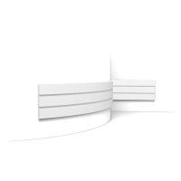 W116F ORAC Wall Panel FLEX 3D Flex L200 x H25 x L2 cm ORAC DECOR 1 - Cimaise Tableau 