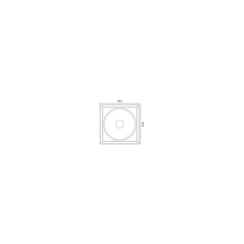W122 ORAC Panneau mural 3D Purotouch L33,3 x H33,3 x L2,6 cm ORAC DECOR 3 - Cimaise Tableau 