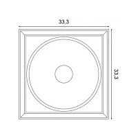 W122 ORAC 3D wall panel Purotouch L33.3 x H33.3 x L2,6 cm ORAC DECOR 3 - Cimaise Tableau 