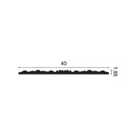 Panel de pared 3D Purotouch ORAC W130 L200 x H40 x W2 cm ORAC DECOR 3 - Cimaise Tableau 